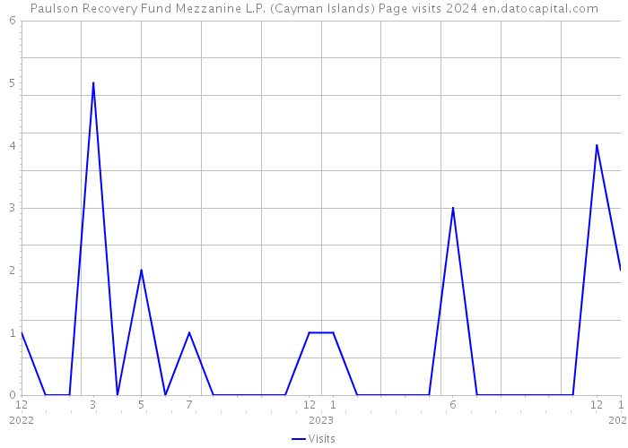 Paulson Recovery Fund Mezzanine L.P. (Cayman Islands) Page visits 2024 