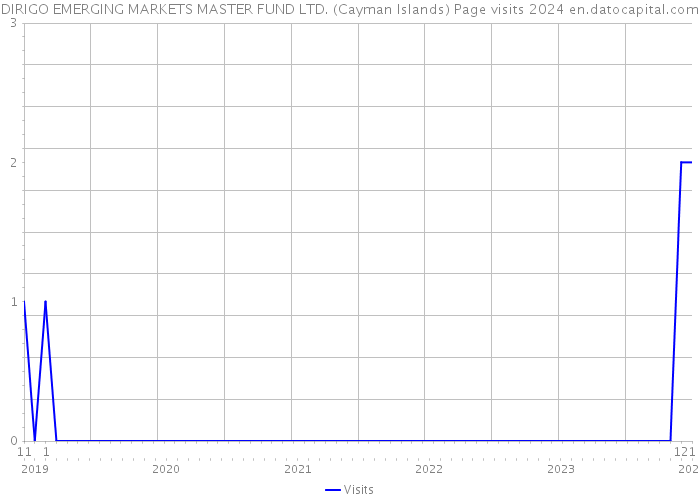 DIRIGO EMERGING MARKETS MASTER FUND LTD. (Cayman Islands) Page visits 2024 