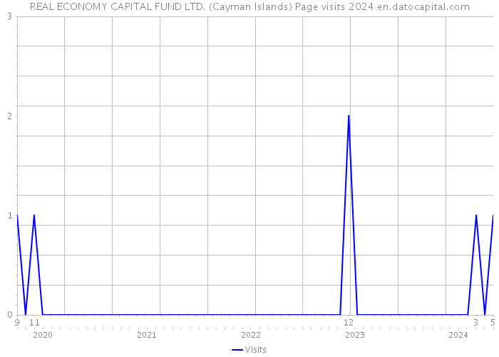 REAL ECONOMY CAPITAL FUND LTD. (Cayman Islands) Page visits 2024 
