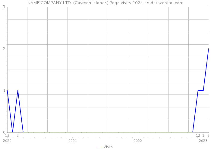 NAME COMPANY LTD. (Cayman Islands) Page visits 2024 