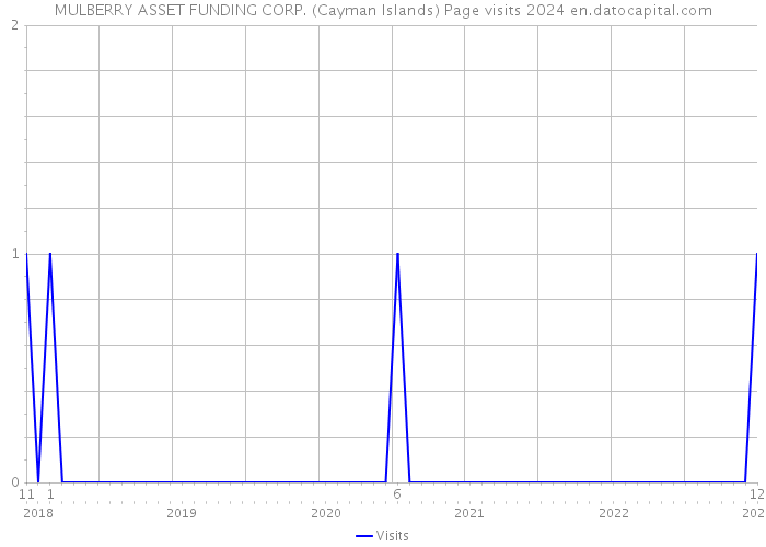 MULBERRY ASSET FUNDING CORP. (Cayman Islands) Page visits 2024 