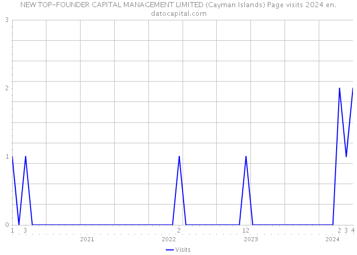NEW TOP-FOUNDER CAPITAL MANAGEMENT LIMITED (Cayman Islands) Page visits 2024 