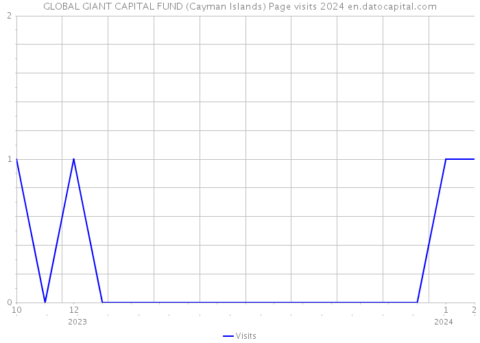 GLOBAL GIANT CAPITAL FUND (Cayman Islands) Page visits 2024 