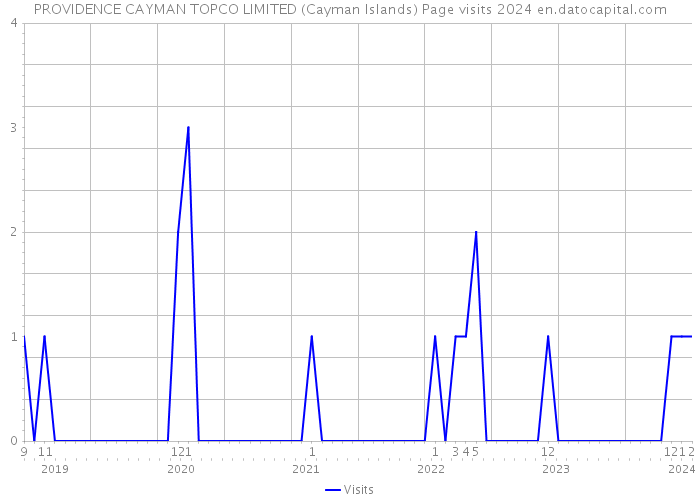 PROVIDENCE CAYMAN TOPCO LIMITED (Cayman Islands) Page visits 2024 