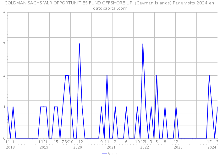 GOLDMAN SACHS WLR OPPORTUNITIES FUND OFFSHORE L.P. (Cayman Islands) Page visits 2024 