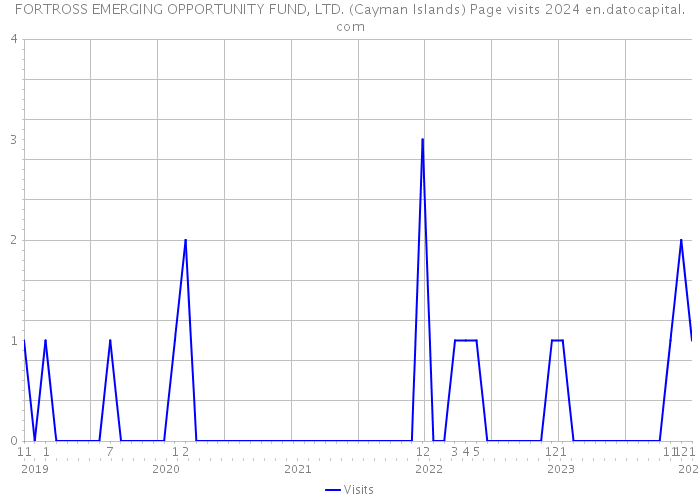 FORTROSS EMERGING OPPORTUNITY FUND, LTD. (Cayman Islands) Page visits 2024 
