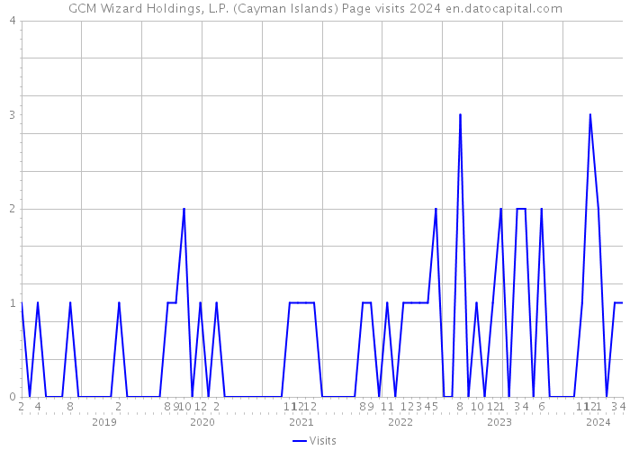 GCM Wizard Holdings, L.P. (Cayman Islands) Page visits 2024 