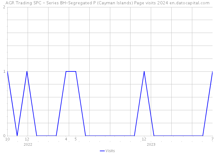 AGR Trading SPC - Series BH-Segregated P (Cayman Islands) Page visits 2024 