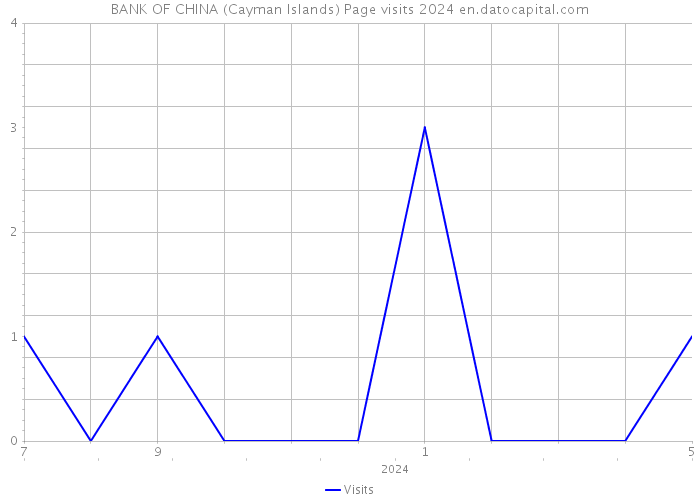 BANK OF CHINA (Cayman Islands) Page visits 2024 