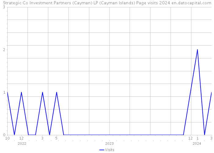 Strategic Co Investment Partners (Cayman) LP (Cayman Islands) Page visits 2024 