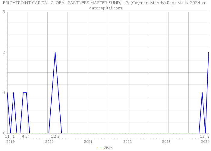 BRIGHTPOINT CAPITAL GLOBAL PARTNERS MASTER FUND, L.P. (Cayman Islands) Page visits 2024 