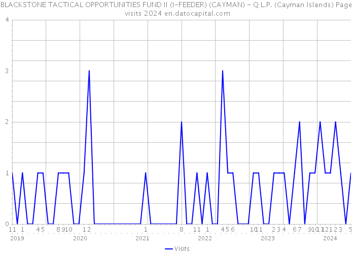 BLACKSTONE TACTICAL OPPORTUNITIES FUND II (I-FEEDER) (CAYMAN) - Q L.P. (Cayman Islands) Page visits 2024 