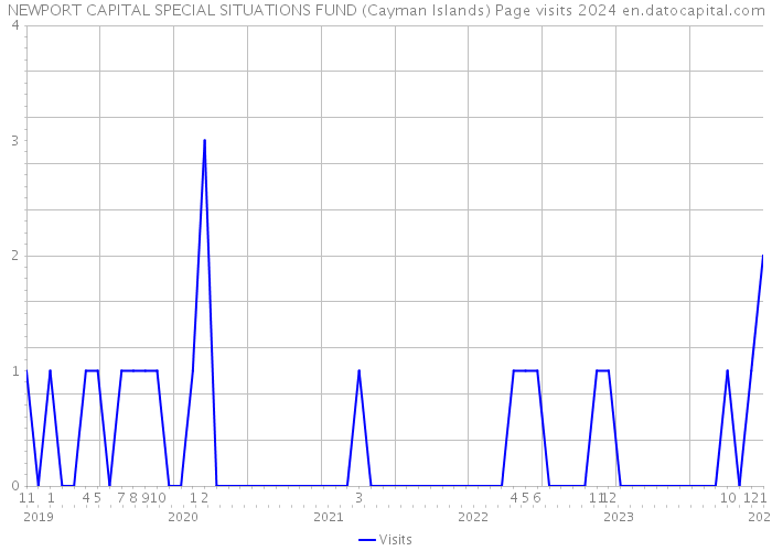 NEWPORT CAPITAL SPECIAL SITUATIONS FUND (Cayman Islands) Page visits 2024 