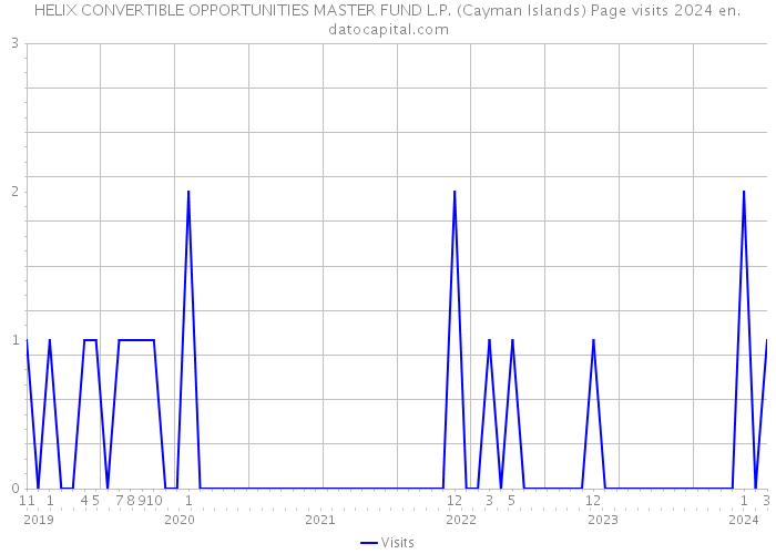 HELIX CONVERTIBLE OPPORTUNITIES MASTER FUND L.P. (Cayman Islands) Page visits 2024 