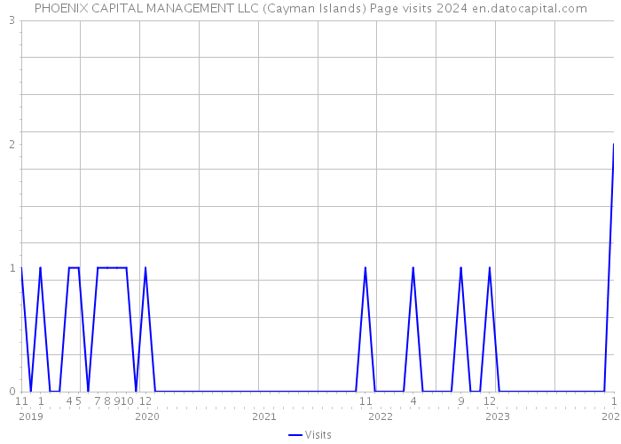PHOENIX CAPITAL MANAGEMENT LLC (Cayman Islands) Page visits 2024 