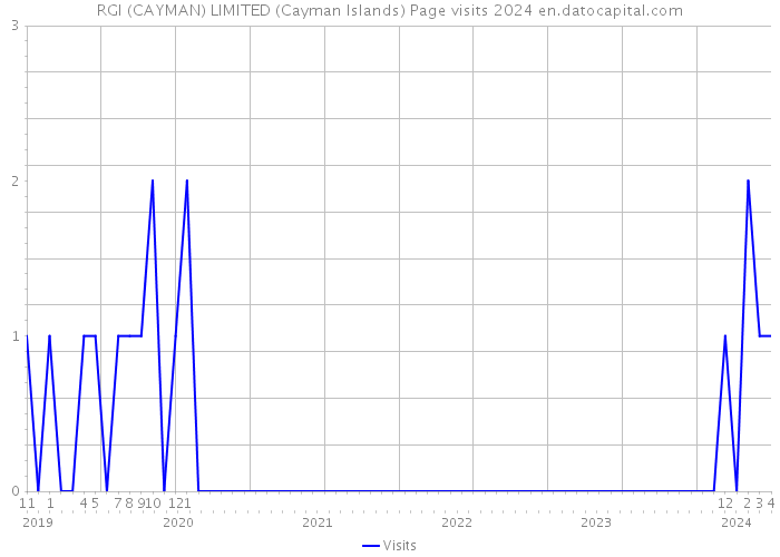 RGI (CAYMAN) LIMITED (Cayman Islands) Page visits 2024 