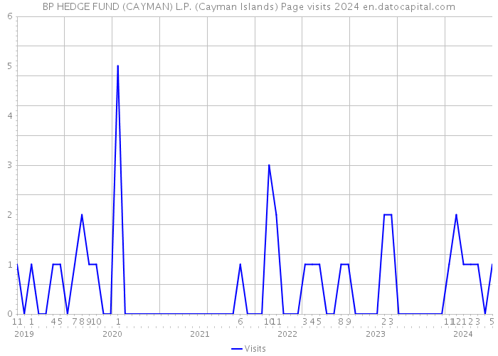 BP HEDGE FUND (CAYMAN) L.P. (Cayman Islands) Page visits 2024 