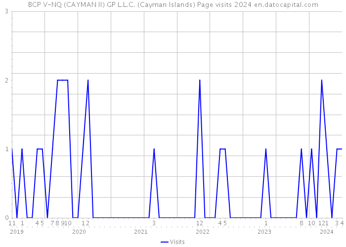 BCP V-NQ (CAYMAN II) GP L.L.C. (Cayman Islands) Page visits 2024 