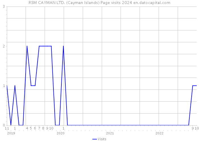 RSM CAYMAN LTD. (Cayman Islands) Page visits 2024 