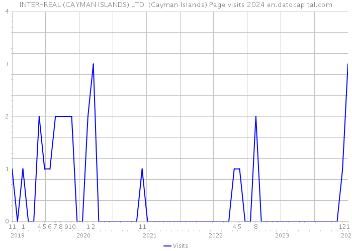 INTER-REAL (CAYMAN ISLANDS) LTD. (Cayman Islands) Page visits 2024 