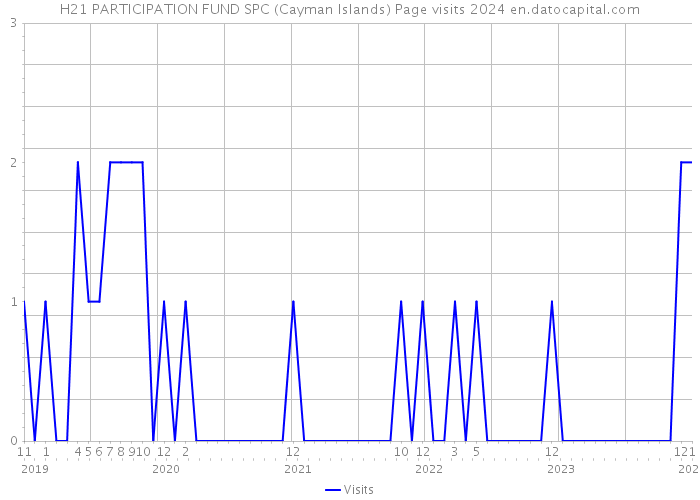 H21 PARTICIPATION FUND SPC (Cayman Islands) Page visits 2024 