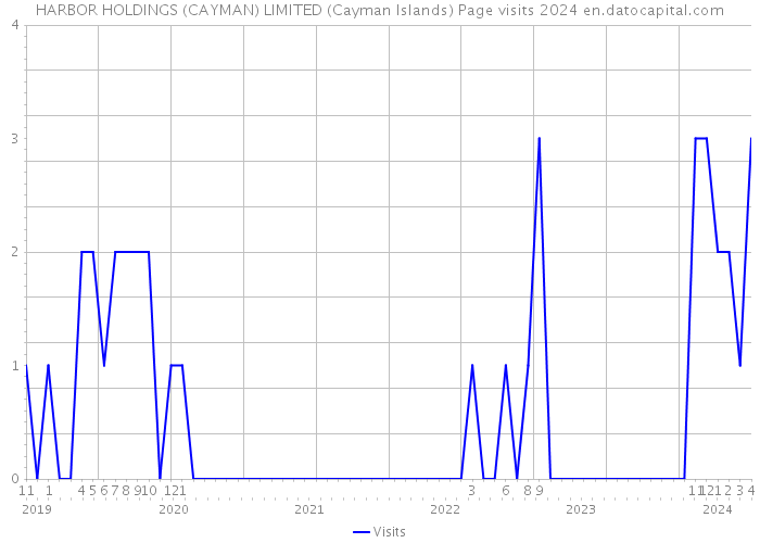 HARBOR HOLDINGS (CAYMAN) LIMITED (Cayman Islands) Page visits 2024 