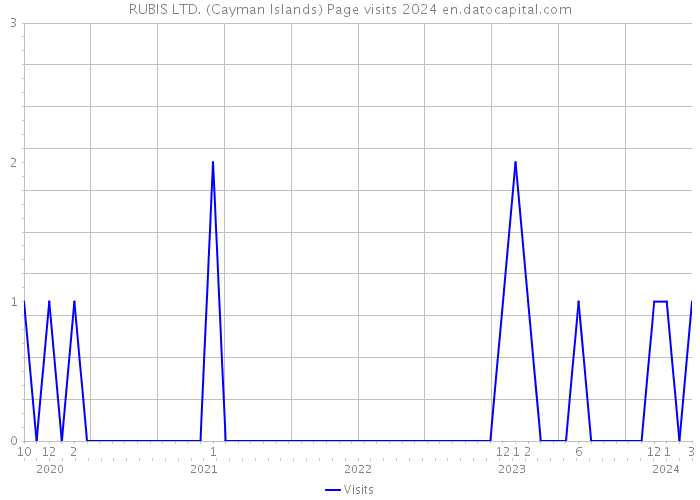 RUBIS LTD. (Cayman Islands) Page visits 2024 