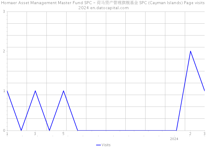 Homaer Asset Management Master Fund SPC - 荷马资产管理旗舰基金 SPC (Cayman Islands) Page visits 2024 