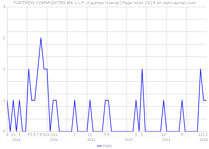 FORTRESS COMMODITIES MA 1 L.P. (Cayman Islands) Page visits 2024 