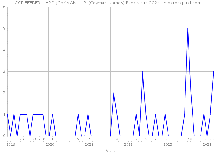 CCP FEEDER - H2O (CAYMAN), L.P. (Cayman Islands) Page visits 2024 