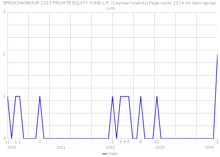SPRINGHARBOUR 2013 PRIVATE EQUITY FUND L.P. (Cayman Islands) Page visits 2024 