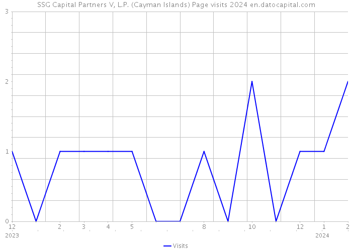 SSG Capital Partners V, L.P. (Cayman Islands) Page visits 2024 