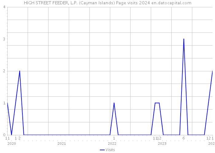 HIGH STREET FEEDER, L.P. (Cayman Islands) Page visits 2024 