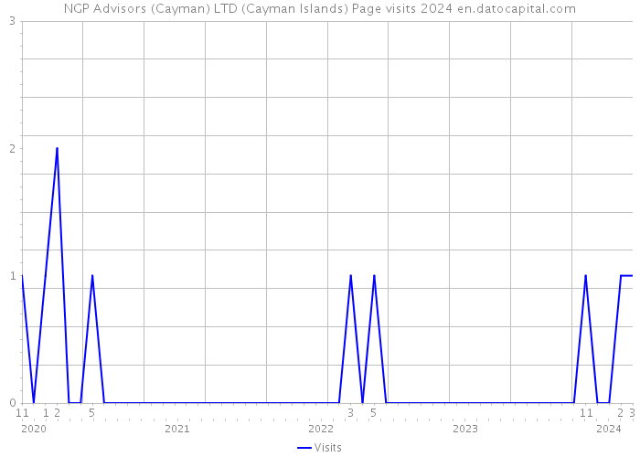 NGP Advisors (Cayman) LTD (Cayman Islands) Page visits 2024 