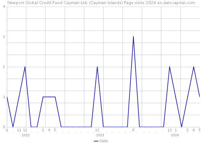 Newport Global Credit Fund Cayman Ltd. (Cayman Islands) Page visits 2024 