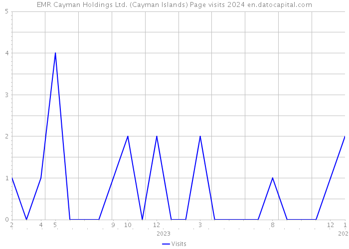 EMR Cayman Holdings Ltd. (Cayman Islands) Page visits 2024 