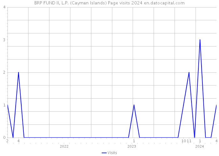 BRP FUND II, L.P. (Cayman Islands) Page visits 2024 