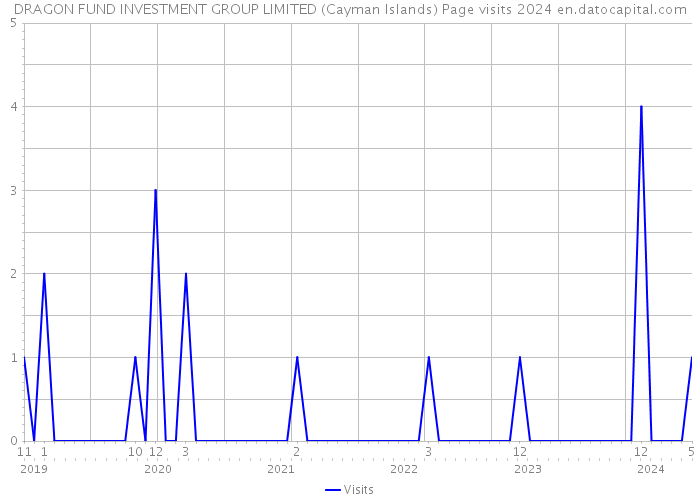 DRAGON FUND INVESTMENT GROUP LIMITED (Cayman Islands) Page visits 2024 