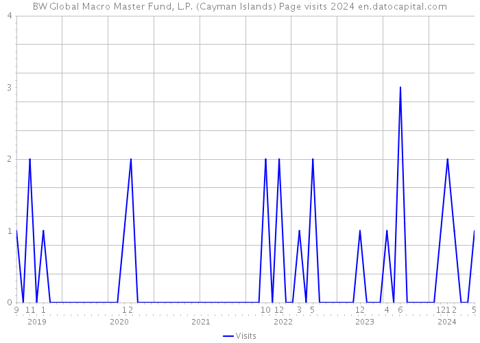 BW Global Macro Master Fund, L.P. (Cayman Islands) Page visits 2024 
