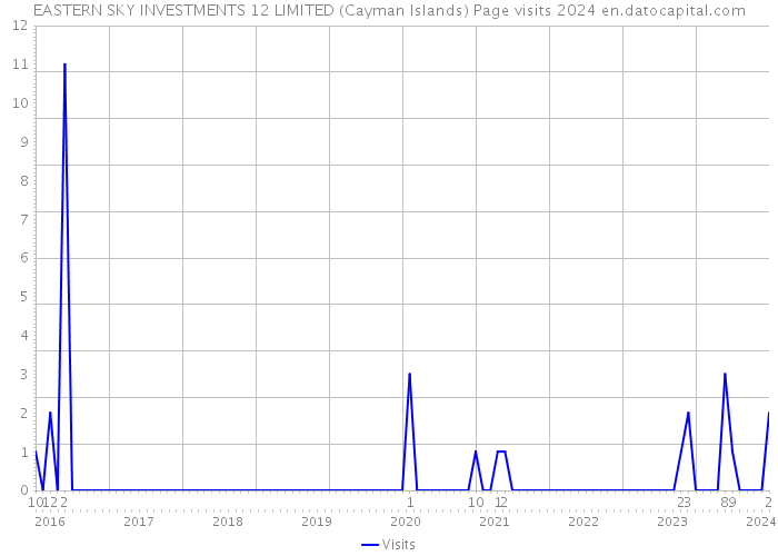 EASTERN SKY INVESTMENTS 12 LIMITED (Cayman Islands) Page visits 2024 