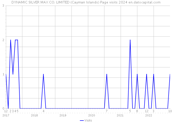 DYNAMIC SILVER MAX CO. LIMITED (Cayman Islands) Page visits 2024 