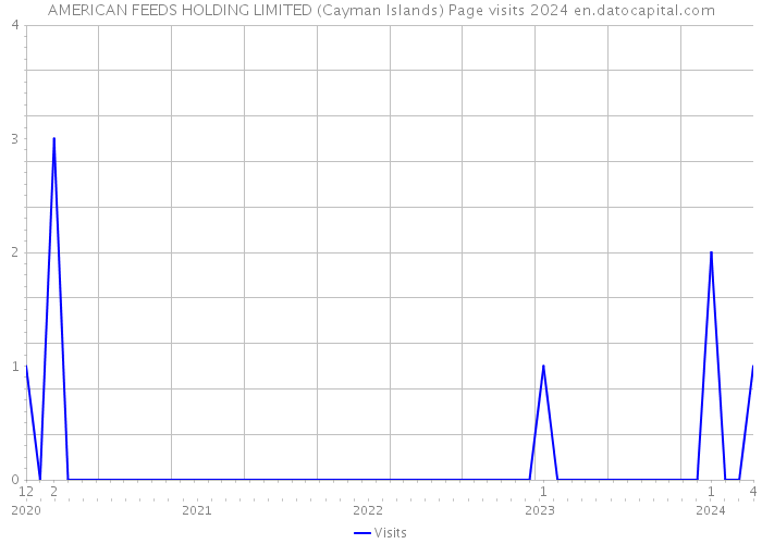 AMERICAN FEEDS HOLDING LIMITED (Cayman Islands) Page visits 2024 