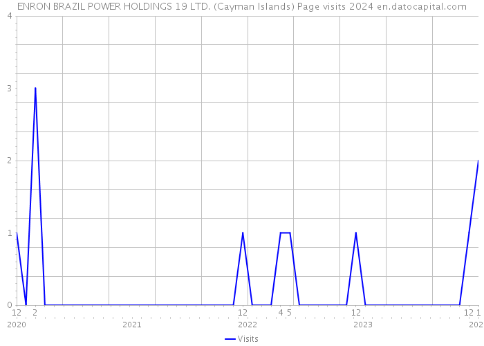ENRON BRAZIL POWER HOLDINGS 19 LTD. (Cayman Islands) Page visits 2024 