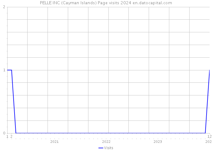 PELLE INC (Cayman Islands) Page visits 2024 