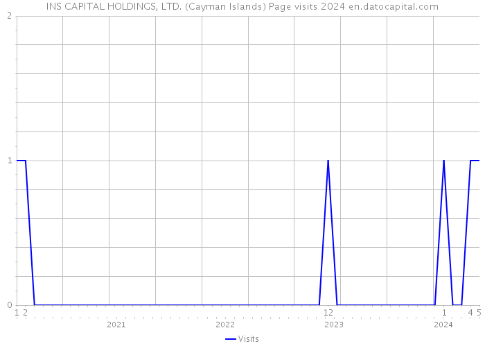 INS CAPITAL HOLDINGS, LTD. (Cayman Islands) Page visits 2024 