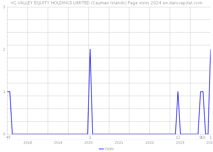 VG VALLEY EQUITY HOLDINGS LIMITED (Cayman Islands) Page visits 2024 