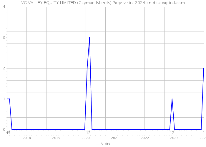 VG VALLEY EQUITY LIMITED (Cayman Islands) Page visits 2024 