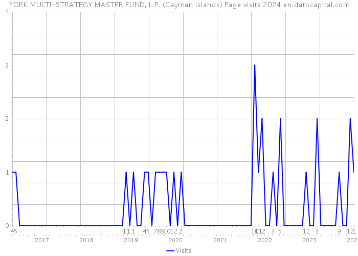 YORK MULTI-STRATEGY MASTER FUND, L.P. (Cayman Islands) Page visits 2024 
