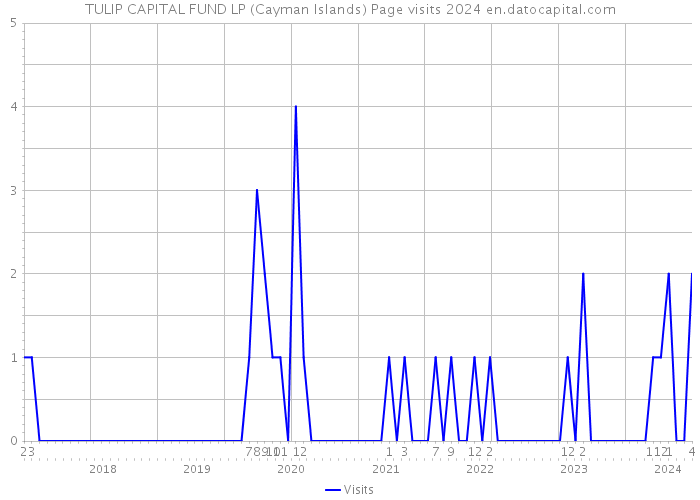 TULIP CAPITAL FUND LP (Cayman Islands) Page visits 2024 