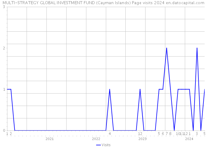 MULTI-STRATEGY GLOBAL INVESTMENT FUND (Cayman Islands) Page visits 2024 